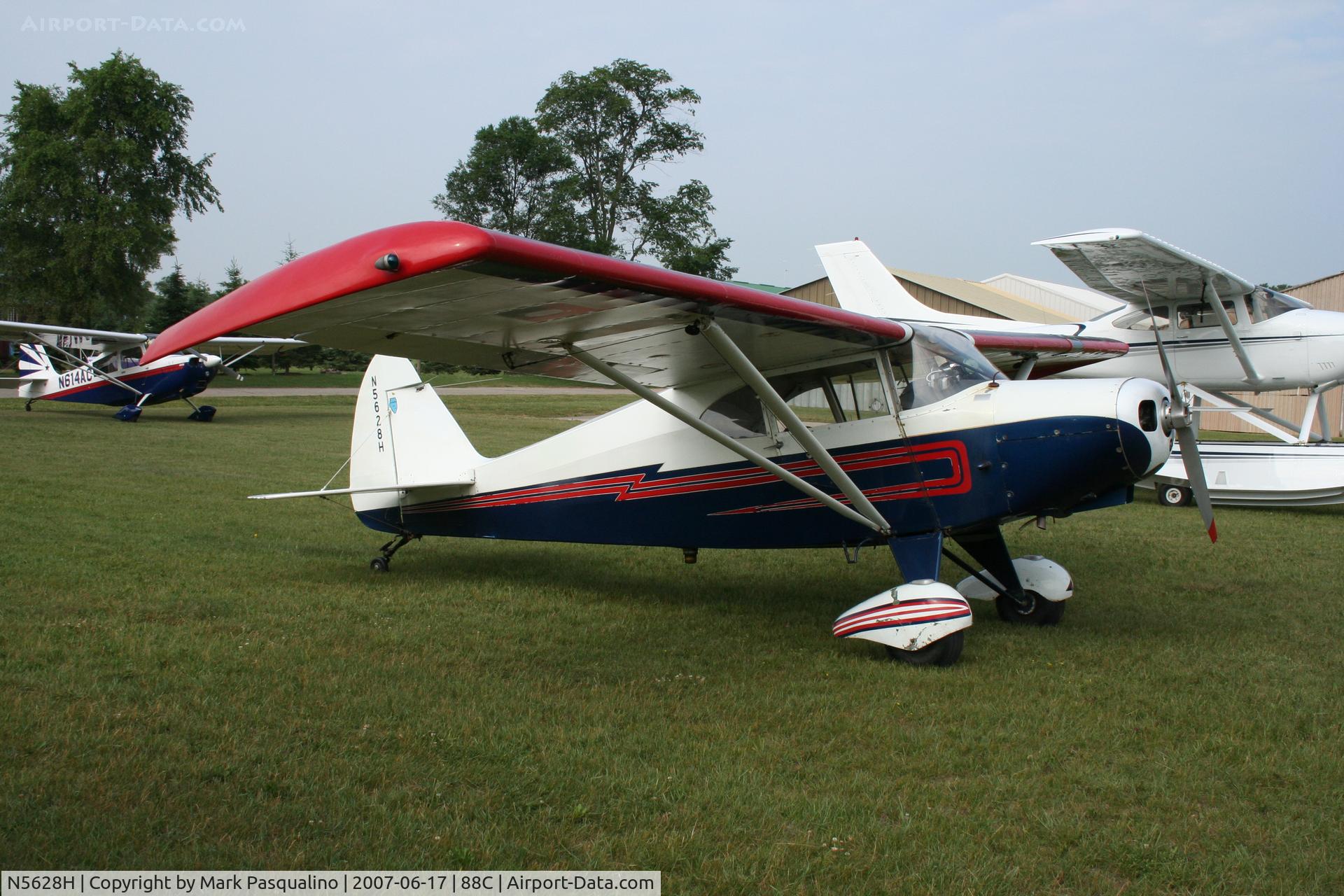 N5628H, 1949 Piper PA-16 Clipper C/N 16-239, Piper PA-16