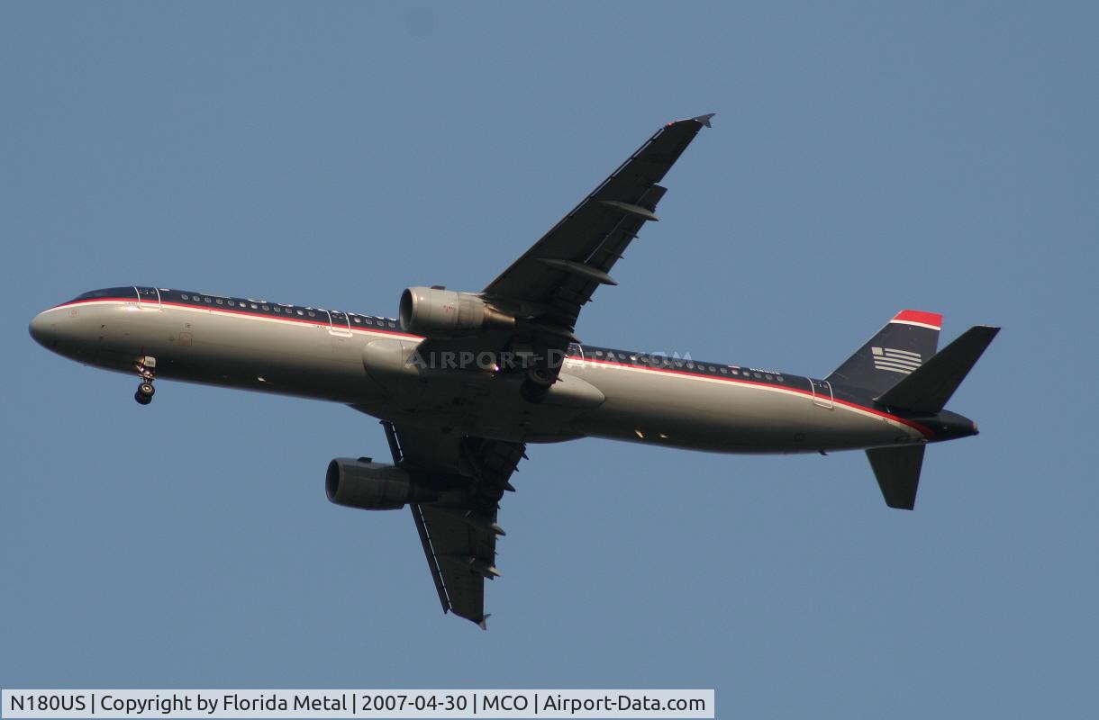 N180US, 2001 Airbus A321-211 C/N 1525, US