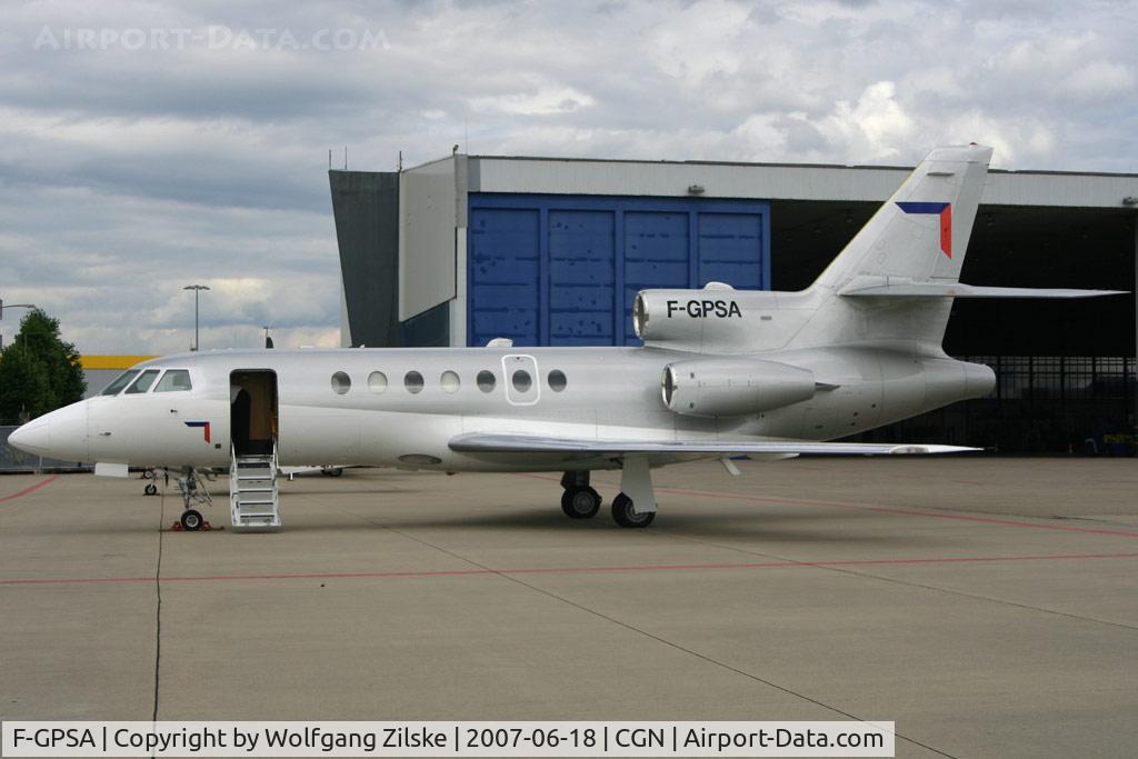 F-GPSA, 1983 Dassault Falcon 50 C/N 123, visitor