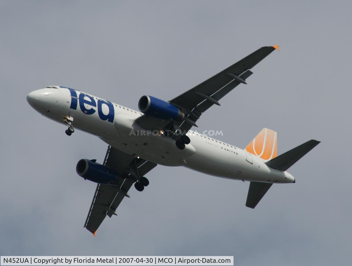 N452UA, 1999 Airbus A320-232 C/N 0955, Ted