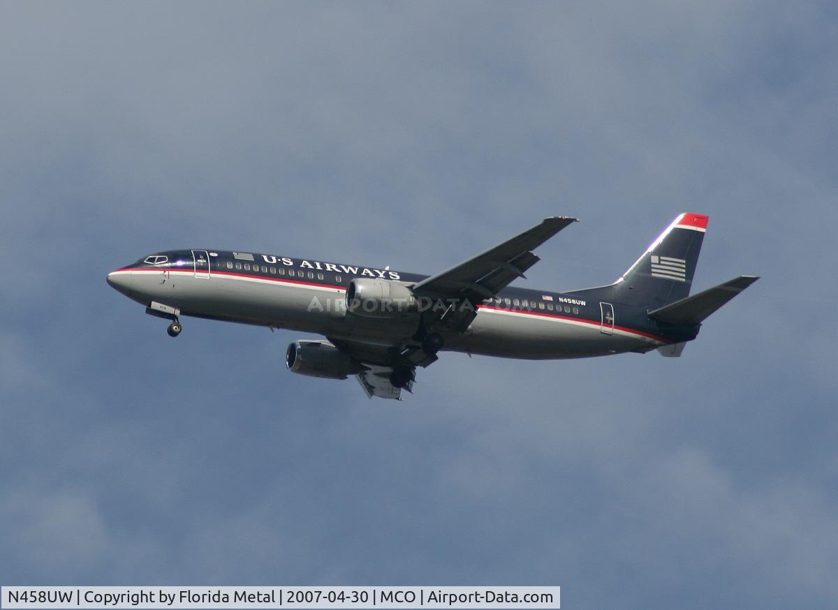 N458UW, 1991 Boeing 737-4B7 C/N 25022, US