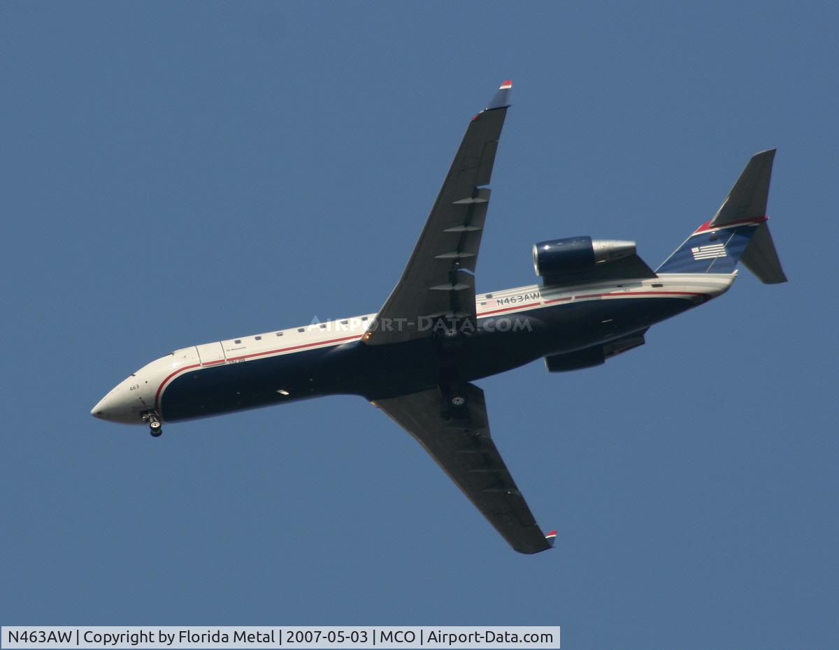 N463AW, 2003 Bombardier CRJ-200LR (CL-600-2B19) C/N 7878, US