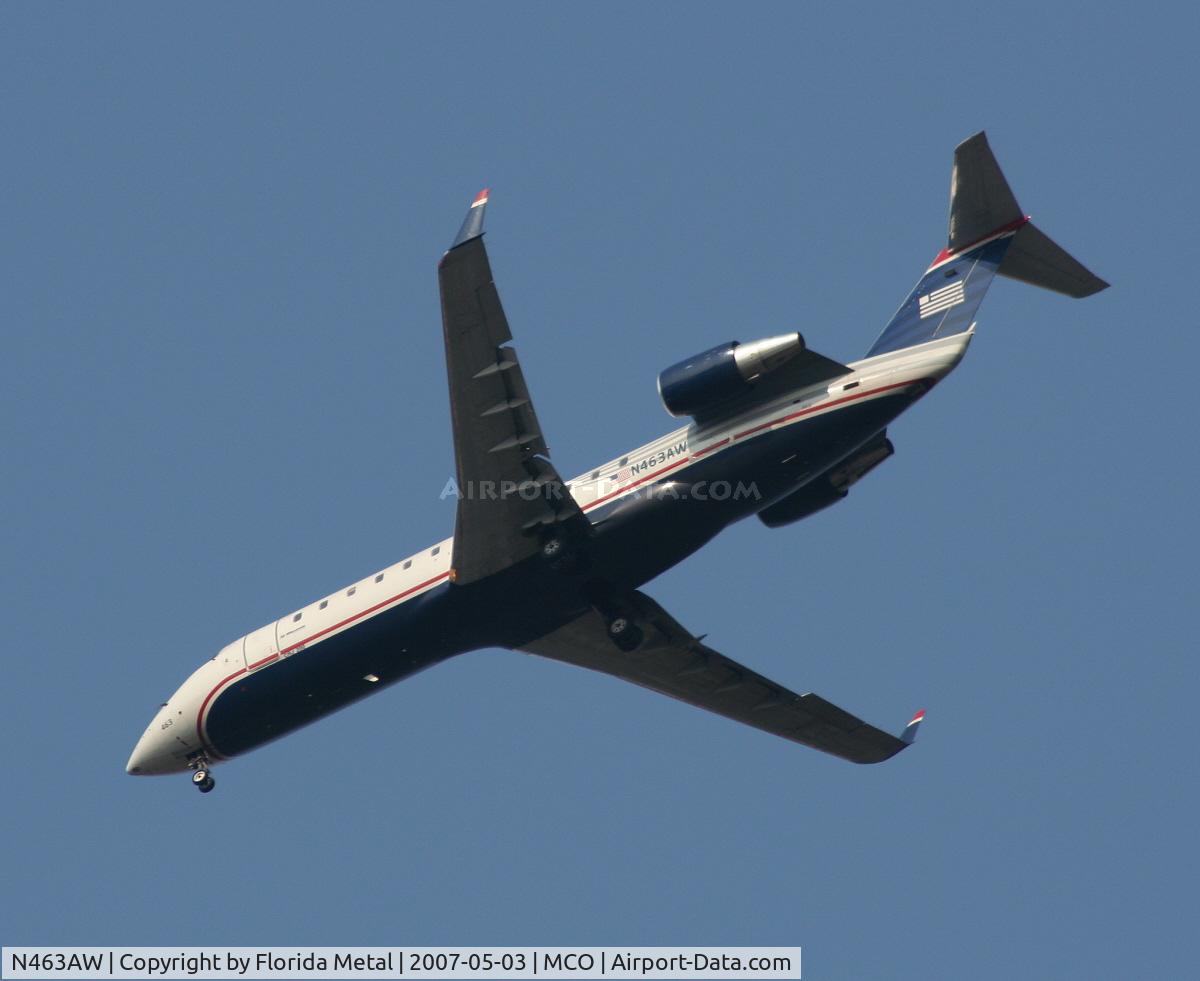 N463AW, 2003 Bombardier CRJ-200LR (CL-600-2B19) C/N 7878, US