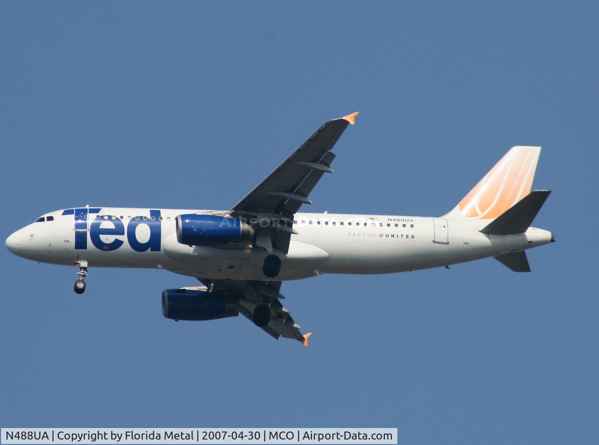 N488UA, 2001 Airbus A320-232 C/N 1680, Ted