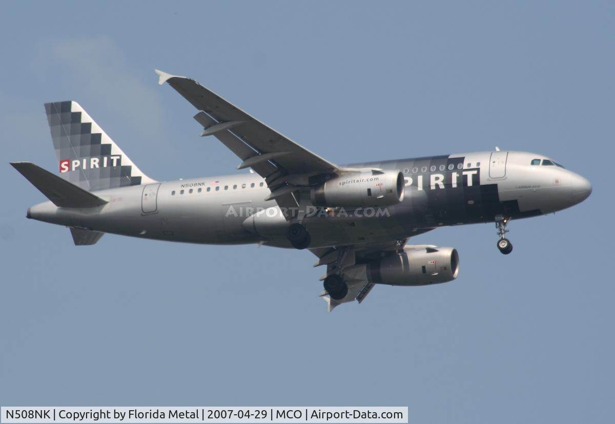 N508NK, 2005 Airbus A319-132 C/N 2567, Spirit