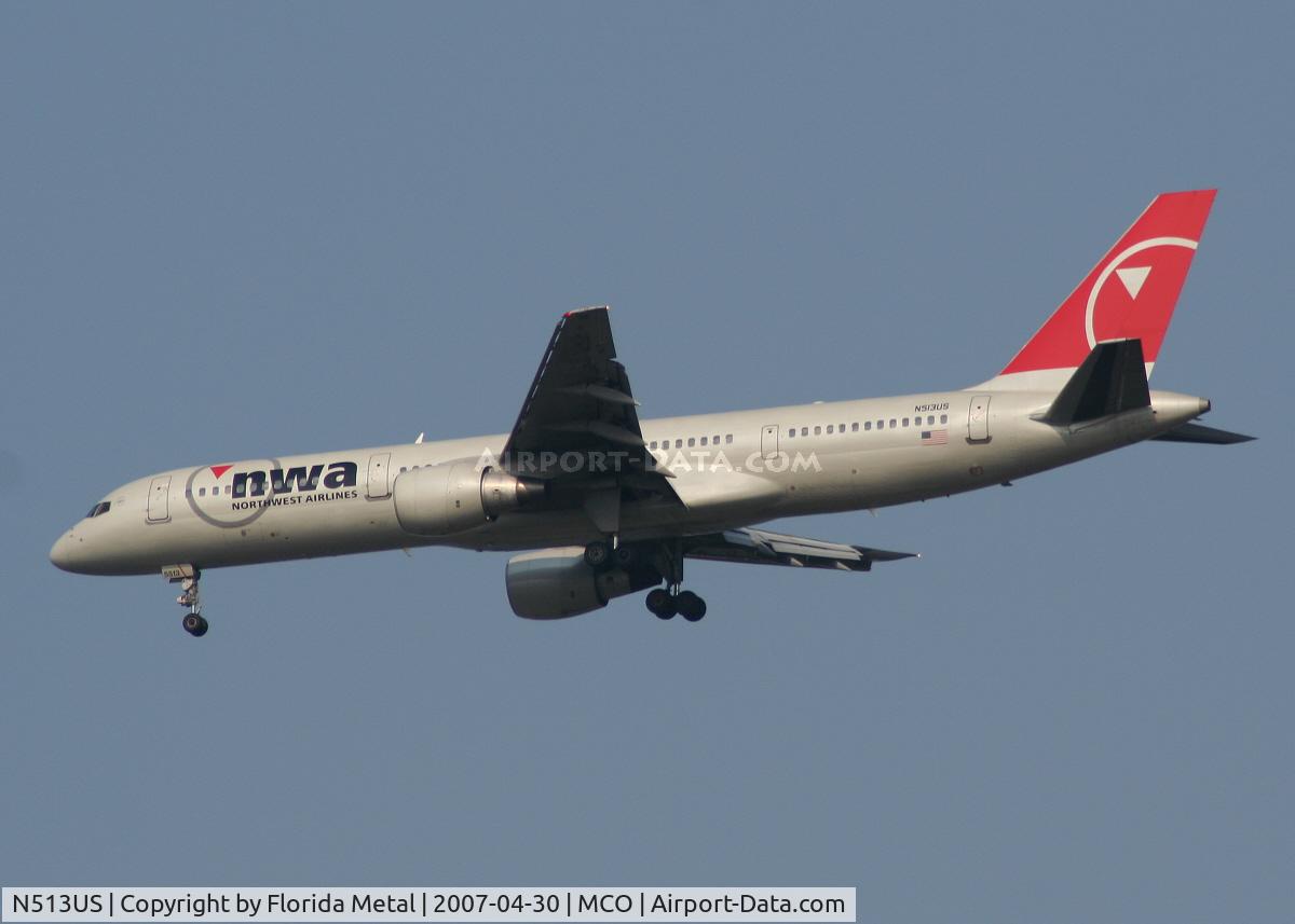 N513US, 1985 Boeing 757-251 C/N 23201, Northwest