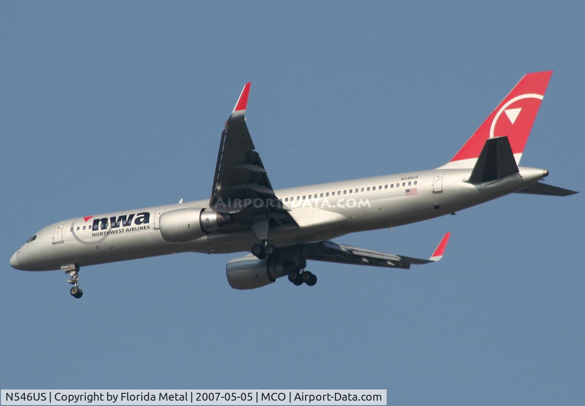 N546US, 1996 Boeing 757-251 C/N 26493, Northwest