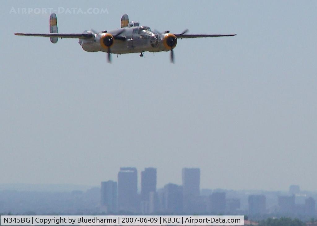 N345BG, 1944 North American TB-25N Mitchell C/N 108-47531, Denver Flyover