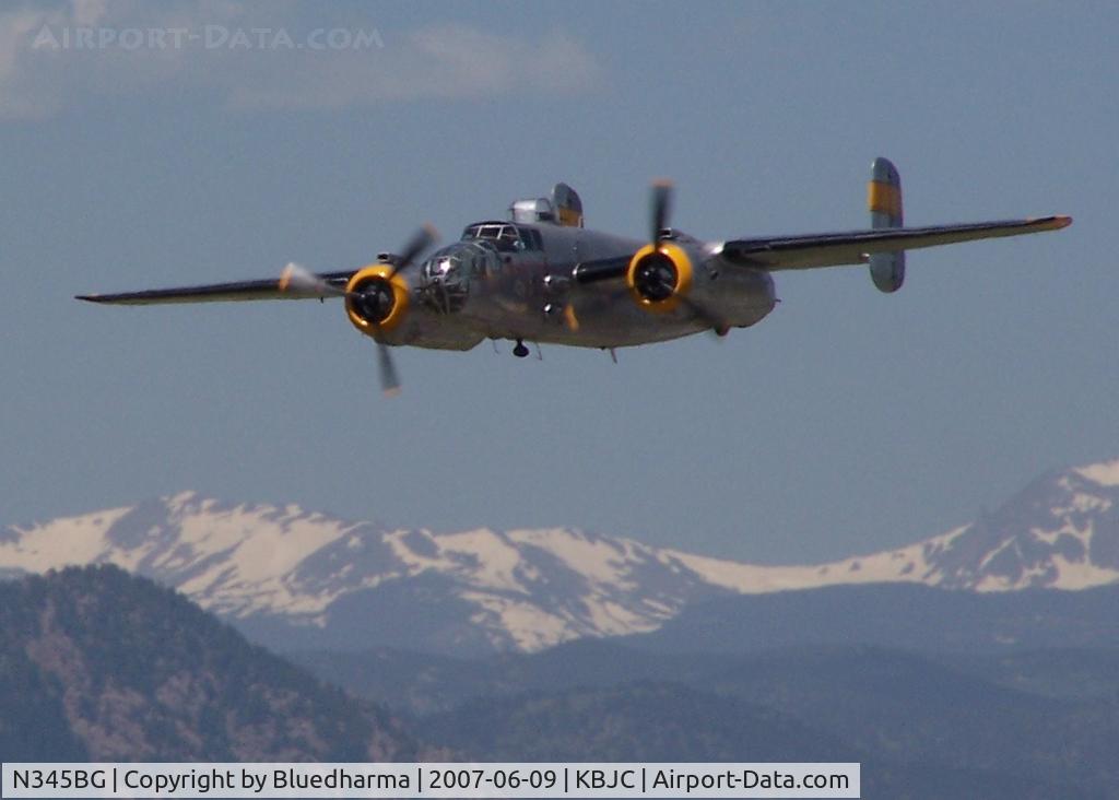 N345BG, 1944 North American TB-25N Mitchell C/N 108-47531, Rockies Flyover