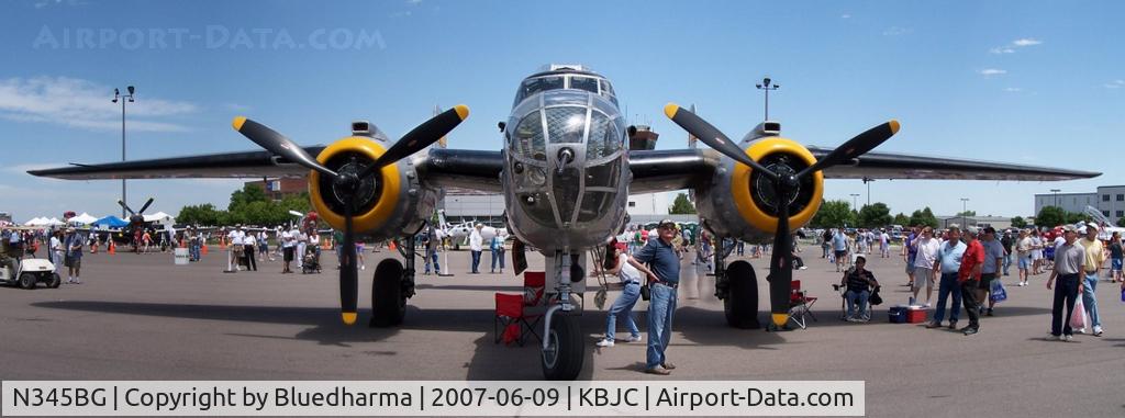 N345BG, 1944 North American TB-25N Mitchell C/N 108-47531, Martha Jean Front View