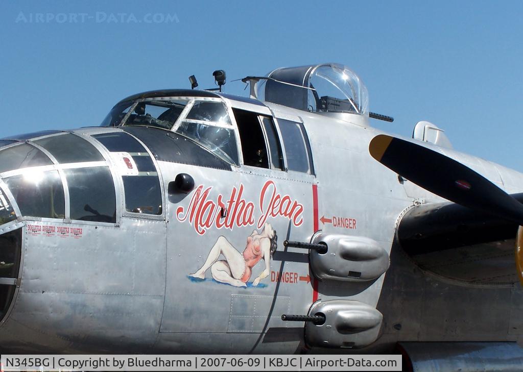 N345BG, 1944 North American TB-25N Mitchell C/N 108-47531, Nose Art