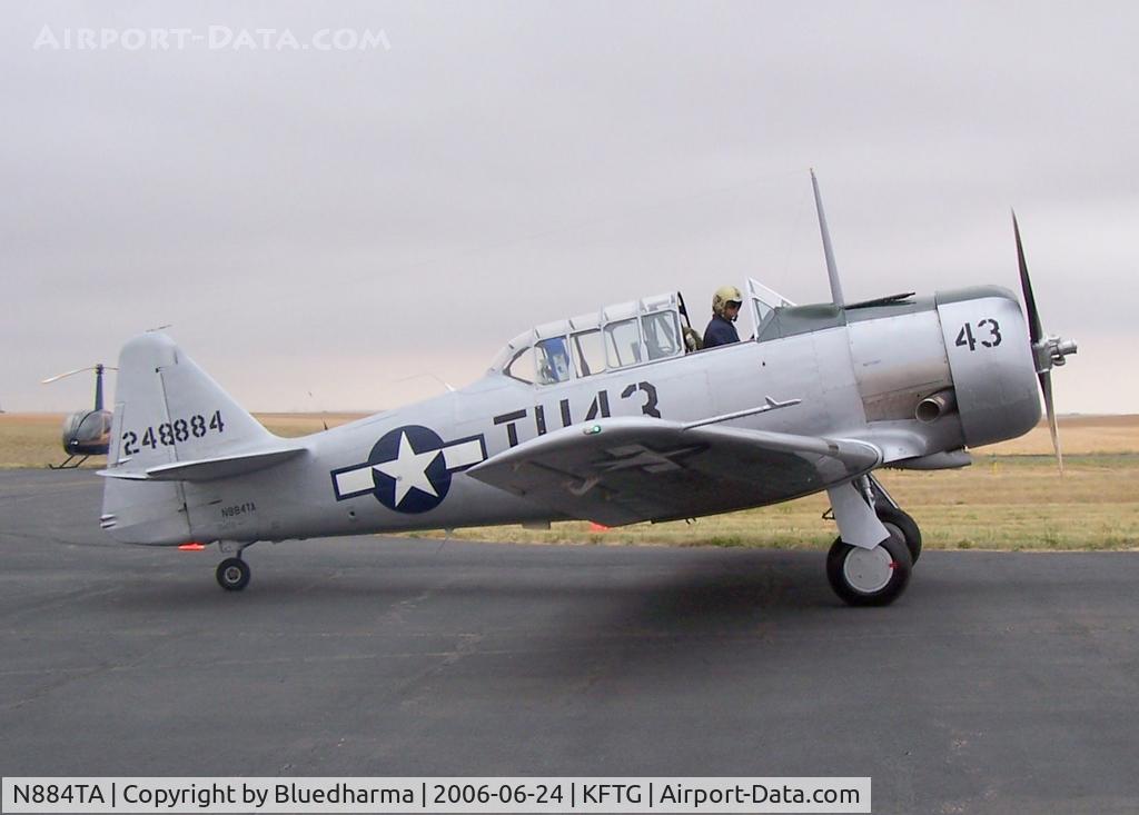 N884TA, 1959 North American AT-6G Texan C/N 168-294 (49-3190), Side Profile
