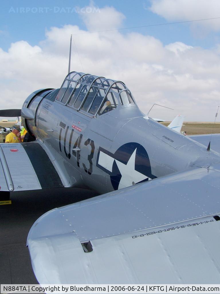 N884TA, 1959 North American AT-6G Texan C/N 168-294 (49-3190), Back View