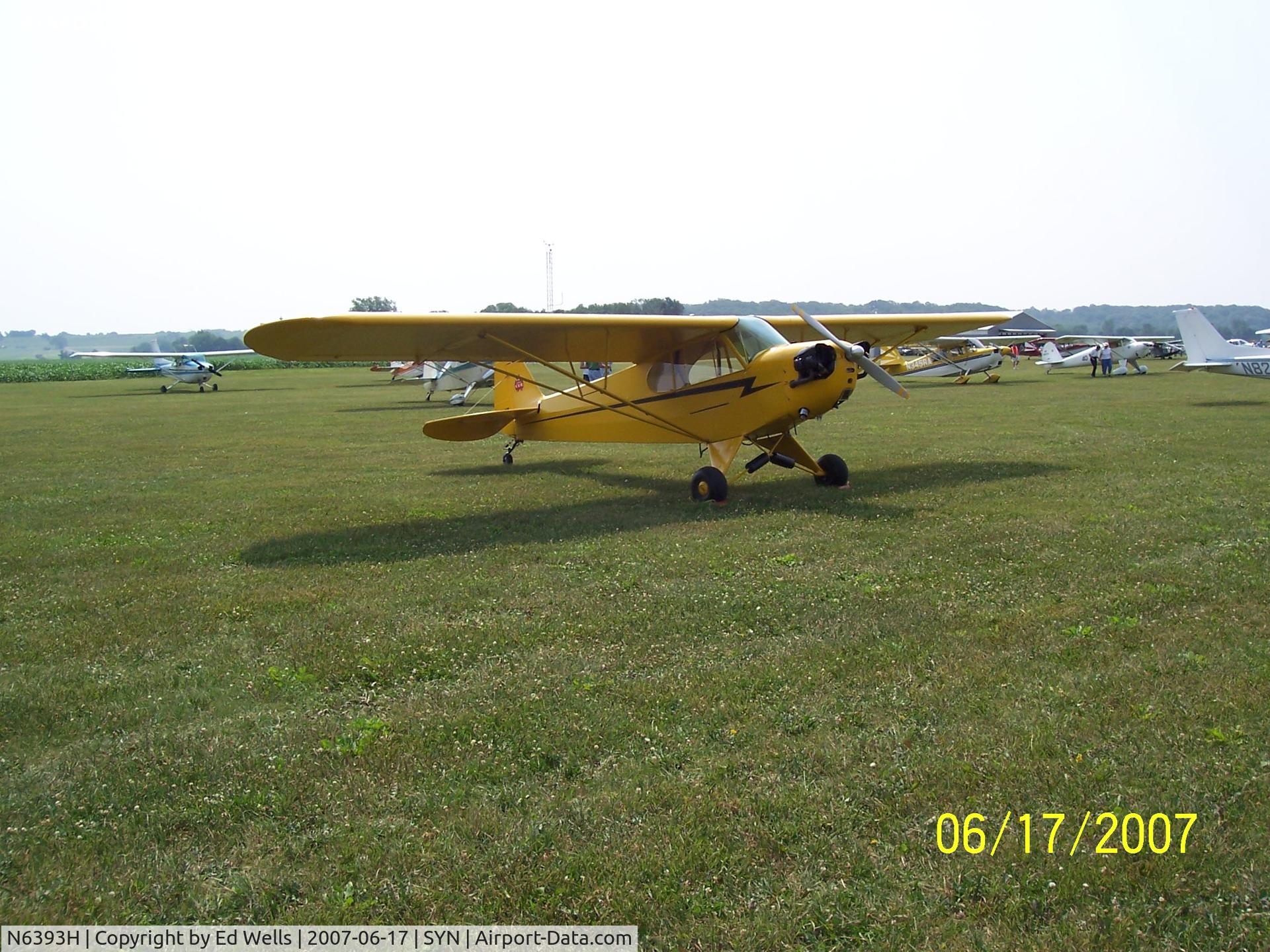 N6393H, 1946 Piper J3C-65 Cub C/N 19583, Stanton Fly In