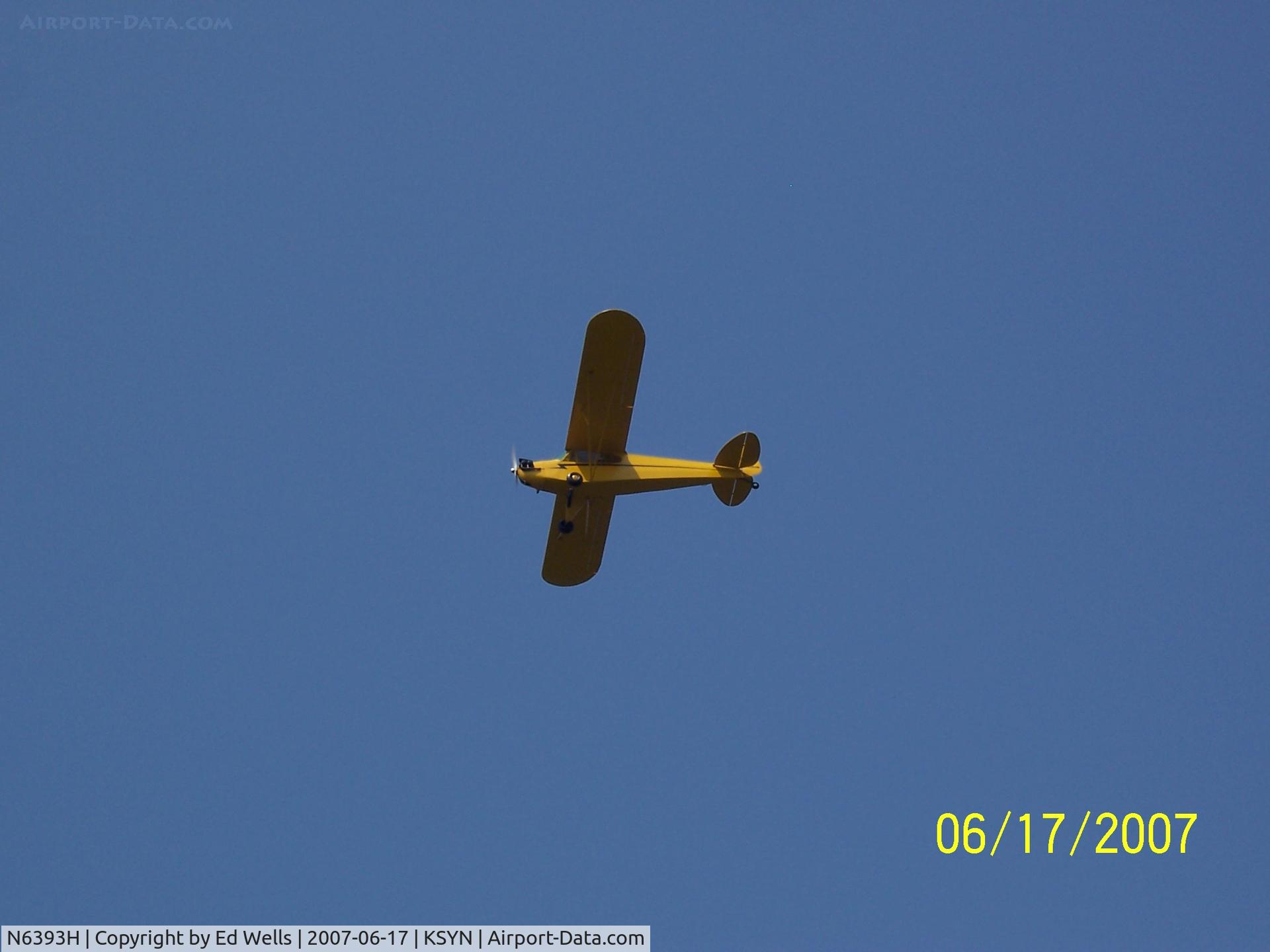 N6393H, 1946 Piper J3C-65 Cub C/N 19583, Stanton Fly In