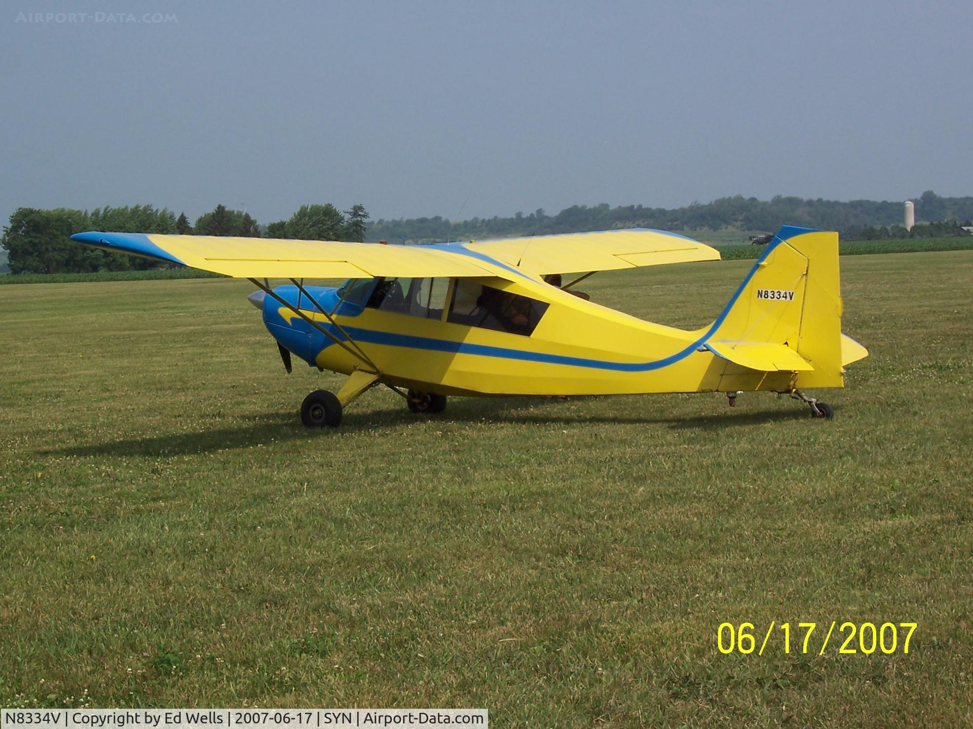 N8334V, 1966 Champion 7ECA Citabria C/N 482, Stanton Fly In