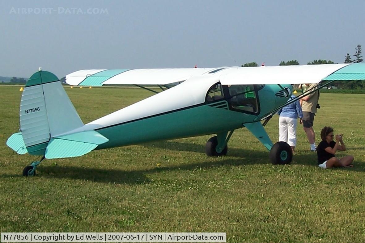 N77856, 1946 Luscombe 8A C/N 3583, Stanton Fly In