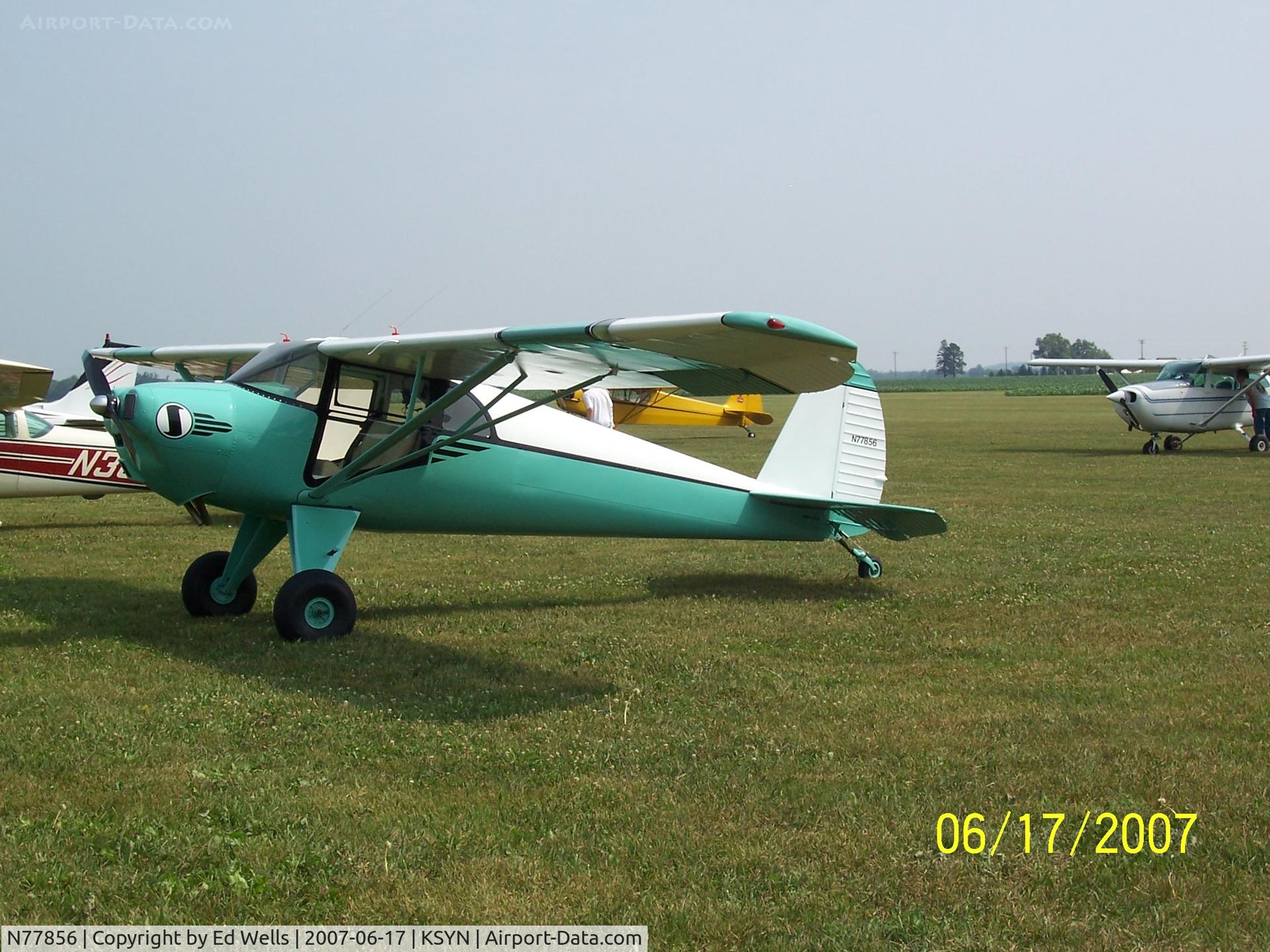 N77856, 1946 Luscombe 8A C/N 3583, Stanton Fly In