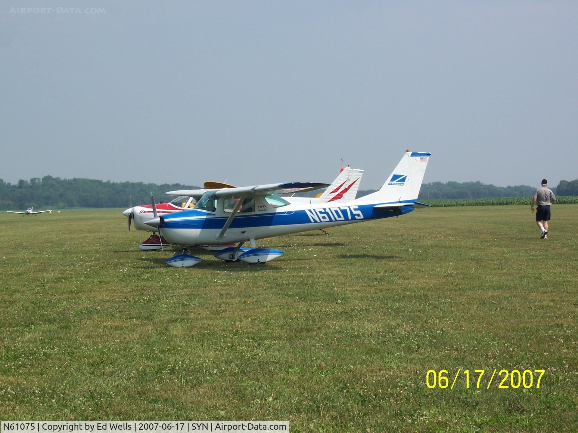N61075, 1969 Cessna 150J C/N 15070780, Stanton Fly In