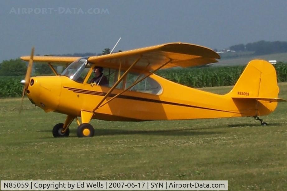 N85059, 1946 Aeronca 7AC Champion C/N 7AC-3786, Fathers Day at Stanton