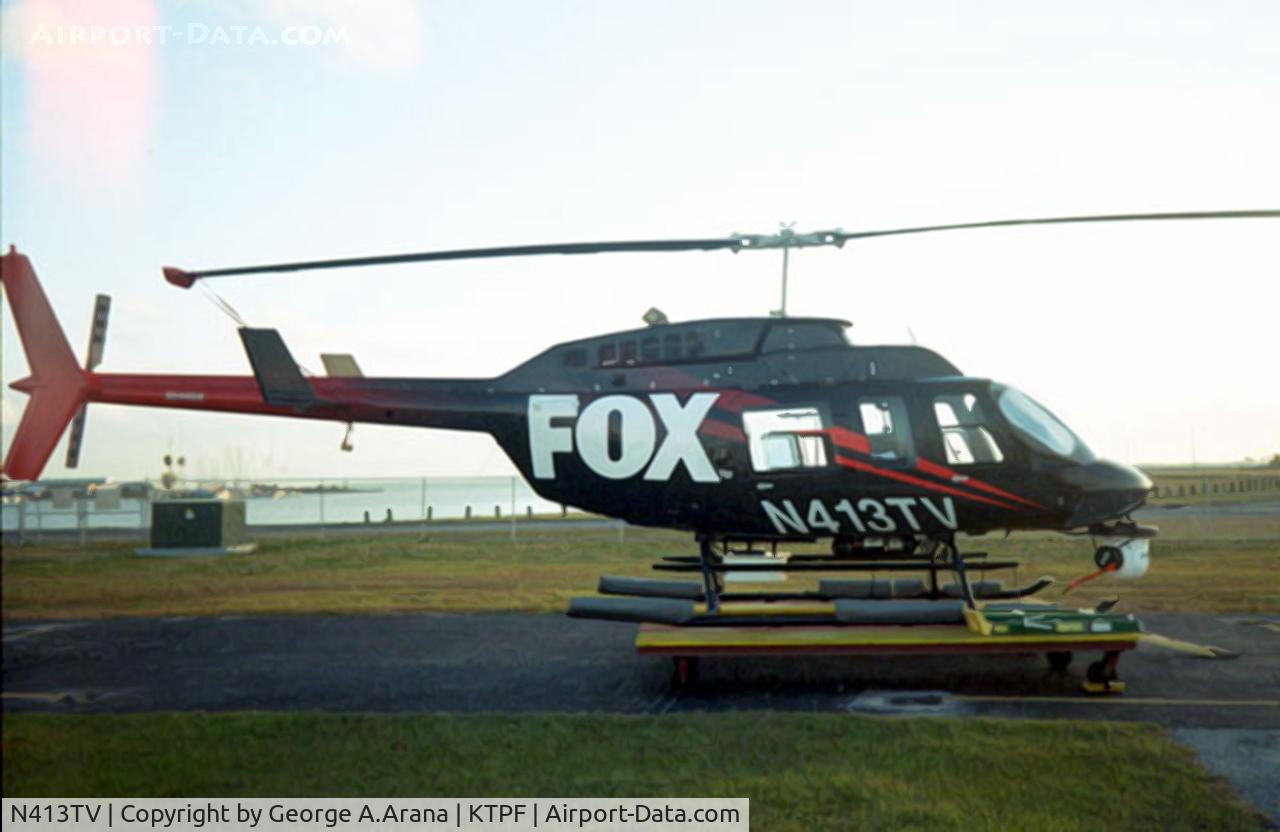 N413TV, 1981 Bell 206L-1 LongRanger II C/N 45636, Photo taken at Peter O'Knight Airport