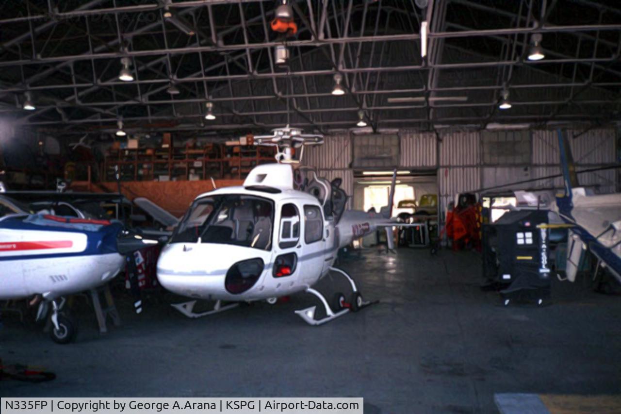 N335FP, 1990 Aerospatiale AS-355F-2 Ecureuil 2 C/N 5456, Aircraft under heavy maintenance, no longer owned by Florida Power Corporation, now registered as N409MR