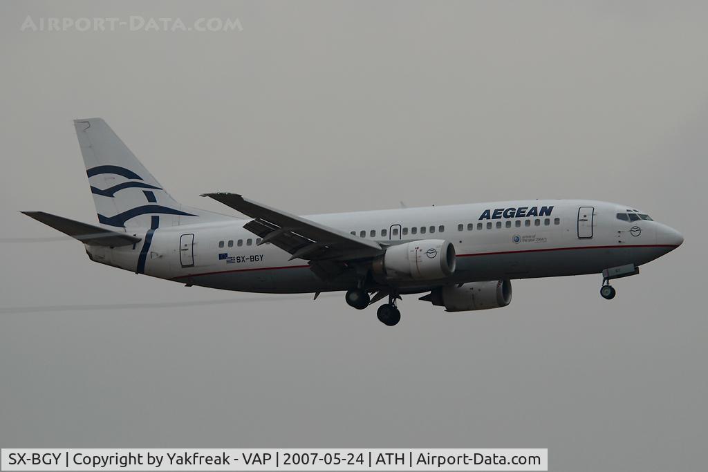 SX-BGY, 1998 Boeing 737-31S C/N 29100, Aegean Boeing 737-400