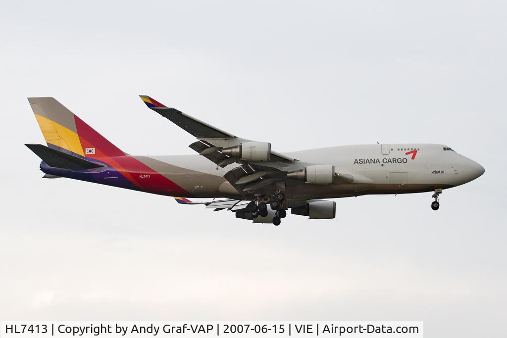 HL7413, 1991 Boeing 747-48ESF C/N 25405, Asiana Cargo B747-400