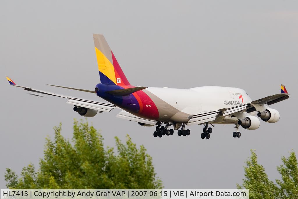 HL7413, 1991 Boeing 747-48ESF C/N 25405, Asiana Cargo B747-400