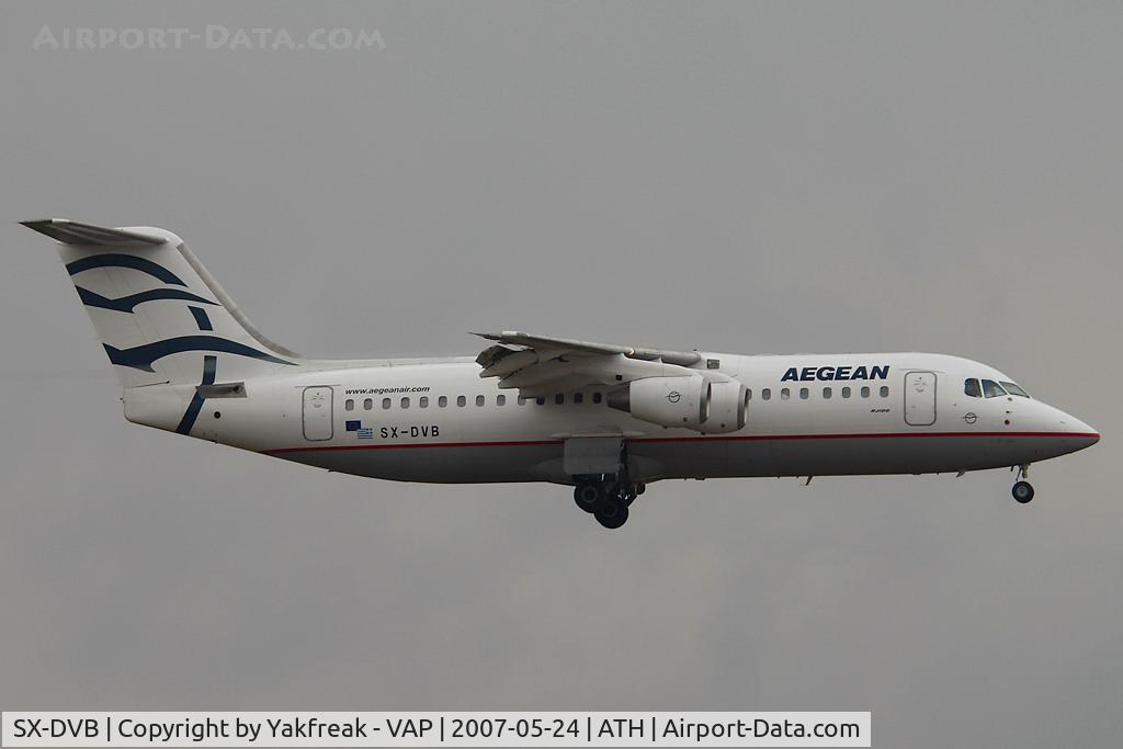 SX-DVB, 1999 British Aerospace Avro 146-RJ100 C/N E3343, Aegean Bae 146