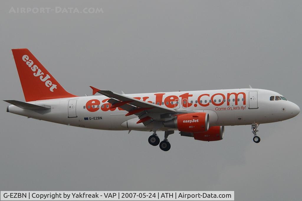 G-EZBN, 2007 Airbus A319-111 C/N 3061, Easyjet Airbus 319