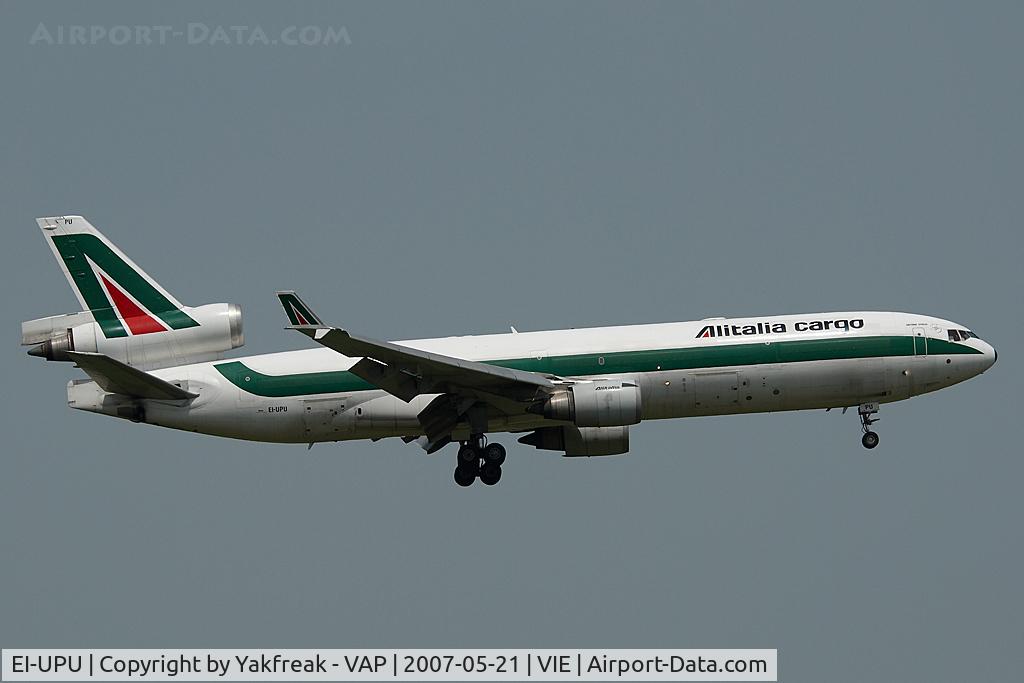 EI-UPU, 1992 McDonnell Douglas MD-11F C/N 48430, Alitalia MD11