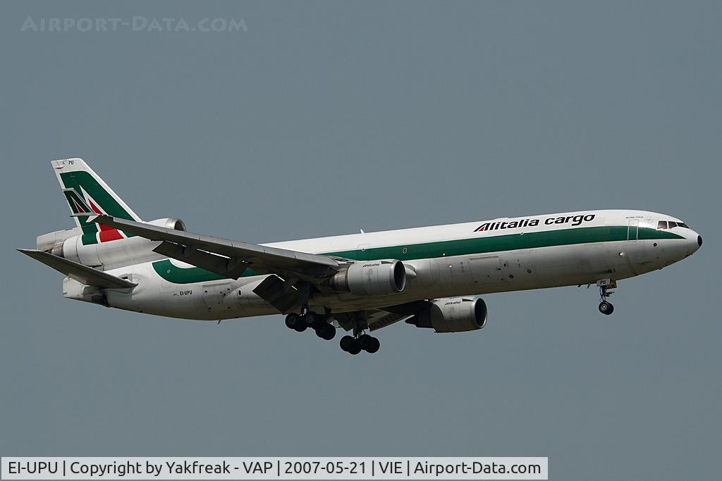 EI-UPU, 1992 McDonnell Douglas MD-11F C/N 48430, Alitalia MD11