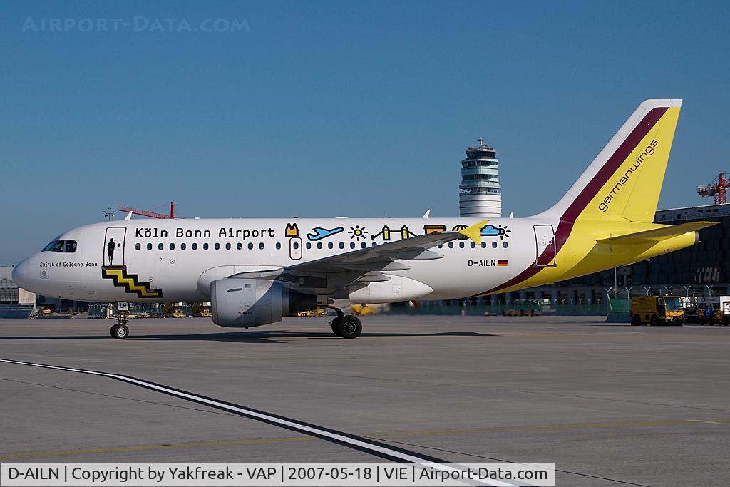 D-AILN, 1997 Airbus A319-114 C/N 700, Germanwings Airbus 319