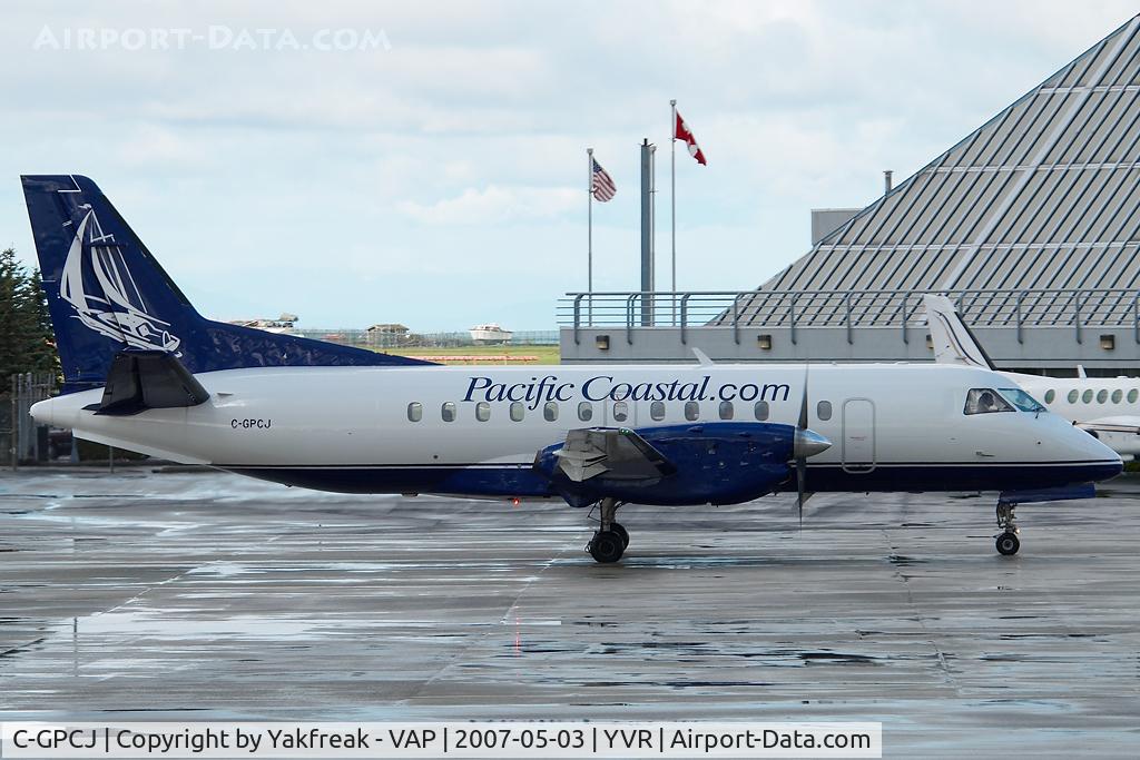 C-GPCJ, 1984 Saab SF340A C/N 340A-006, Pacific Coastal Saab 340