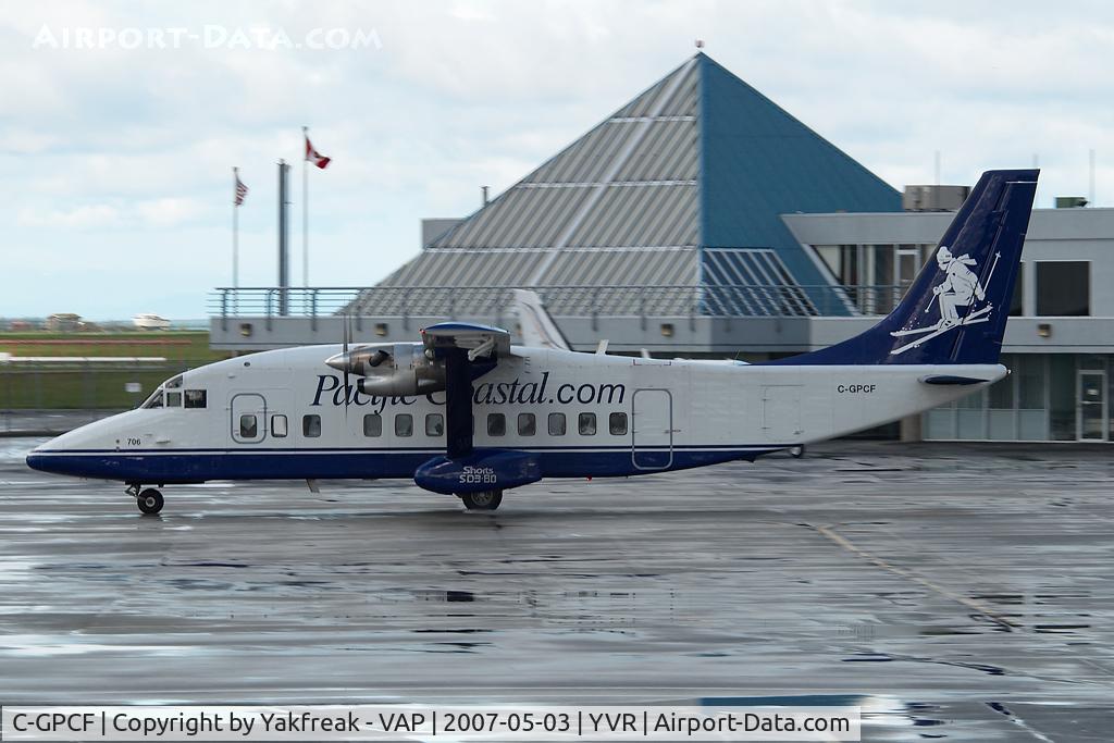 C-GPCF, 1983 Short 360-300 C/N SH.3620, Pacific Coastal Shorts 360