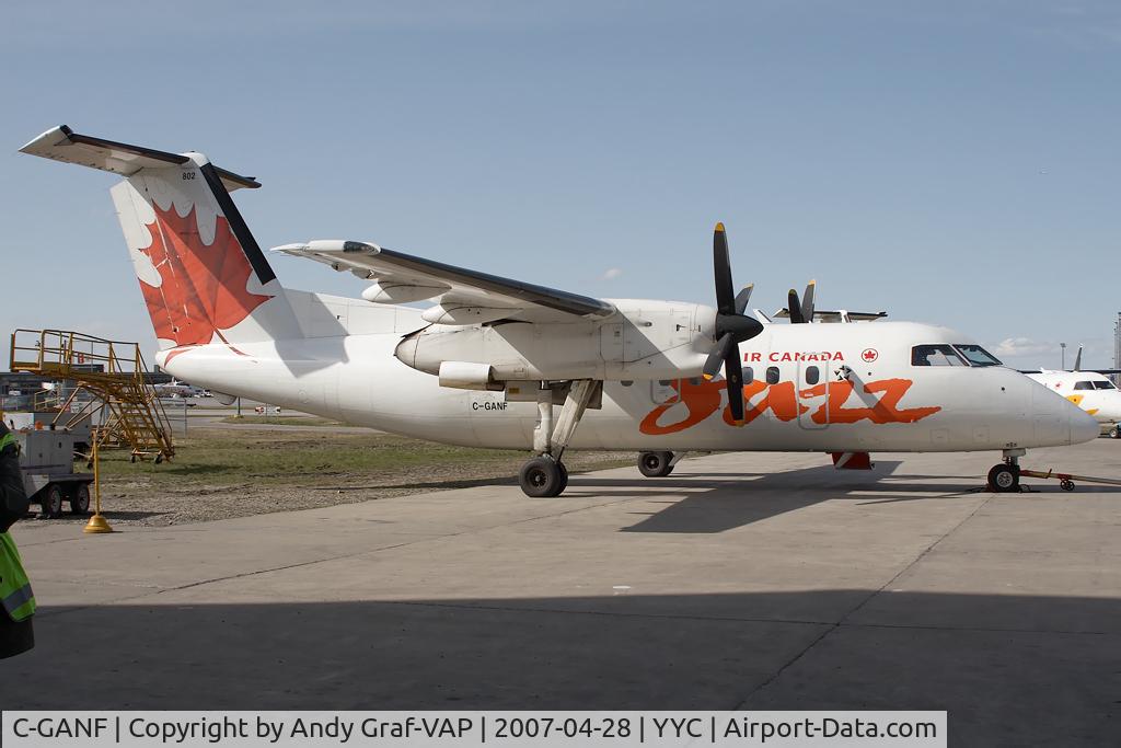 C-GANF, 1986 De Havilland Canada DHC-8-102 Dash 8 C/N 042, JAZZ DHC 8-100