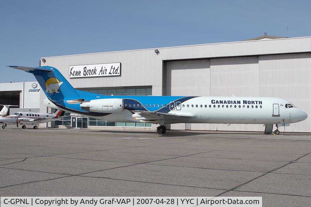 C-GPNL, 1991 Fokker F.28-1000 Fellowship C/N 11301, Canadian North F100