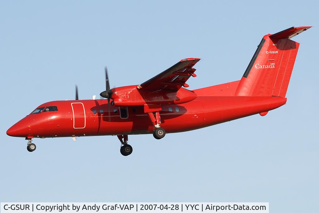 C-GSUR, 1986 De Havilland Canada CC-142 Dash 8 (DHC-8-102) C/N 46, Nav Canada DHC 8-100