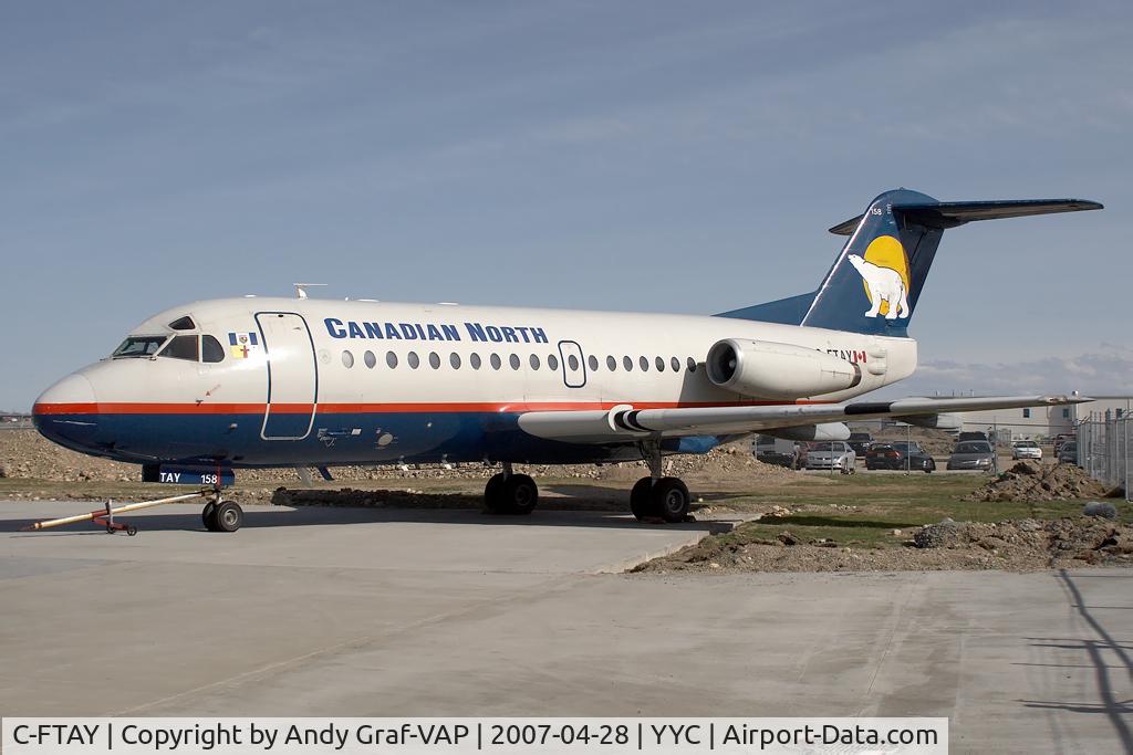 C-FTAY, 1974 Fokker F.28-1000 Fellowship C/N 11084, Canadian North F28