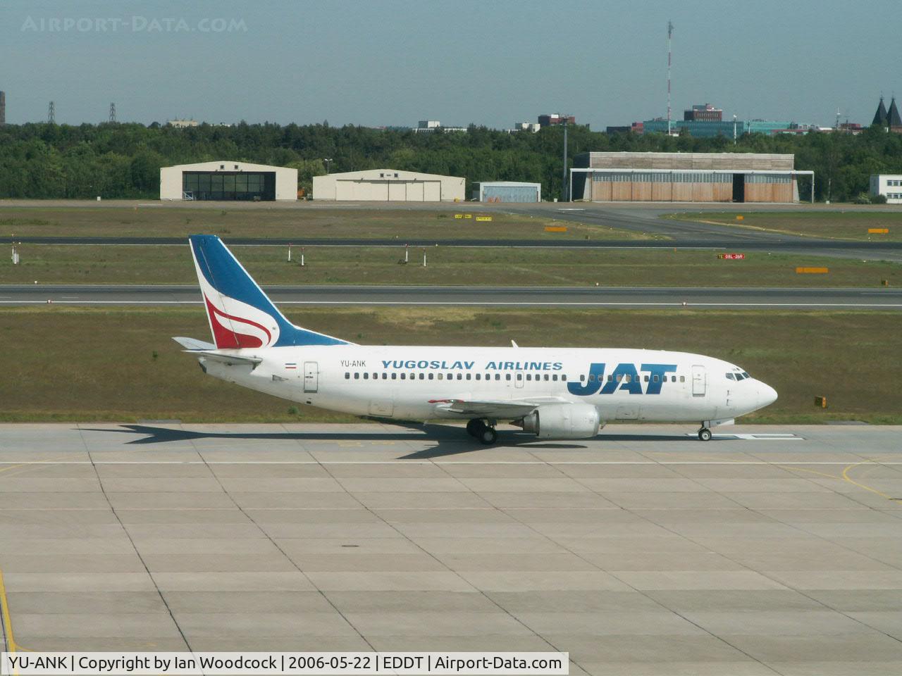 YU-ANK, 1986 Boeing 737-3H9 C/N 23715/1310, B737-3H9/JAT/Berlin-Tegel