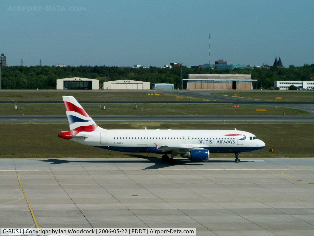G-BUSJ, 1990 Airbus A320-211 C/N 109, A320-211/BA/Berlin-Tegel