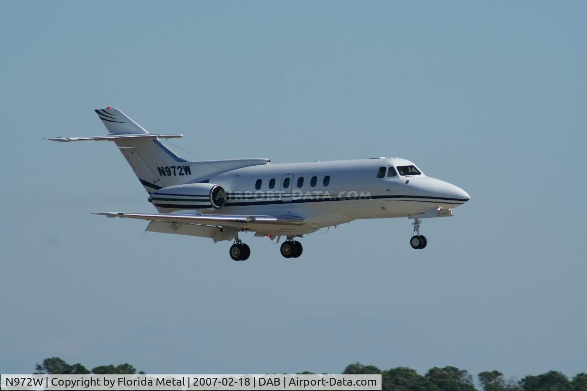 N972W, 1980 Hawker Siddeley HS.125 Series 700A C/N 257111, Hs700