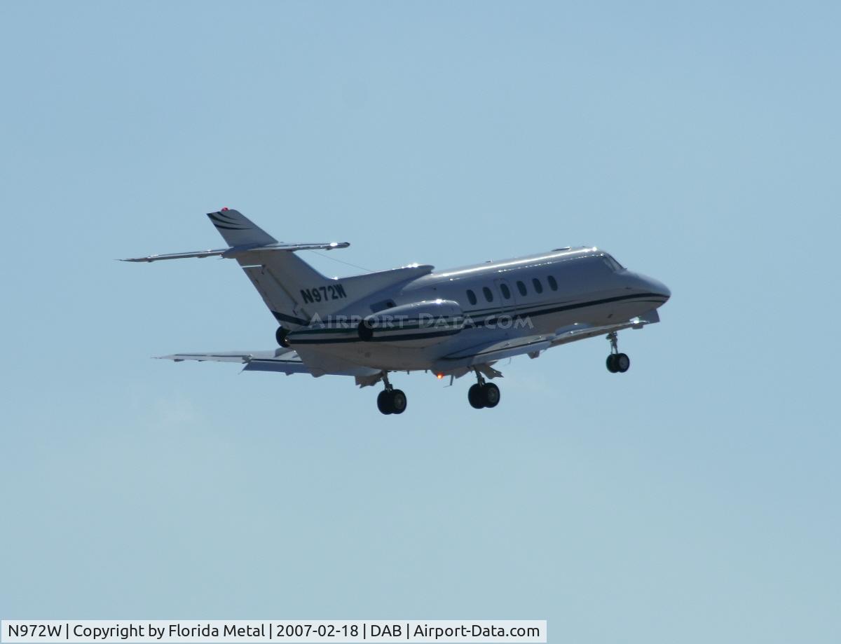 N972W, 1980 Hawker Siddeley HS.125 Series 700A C/N 257111, HS700