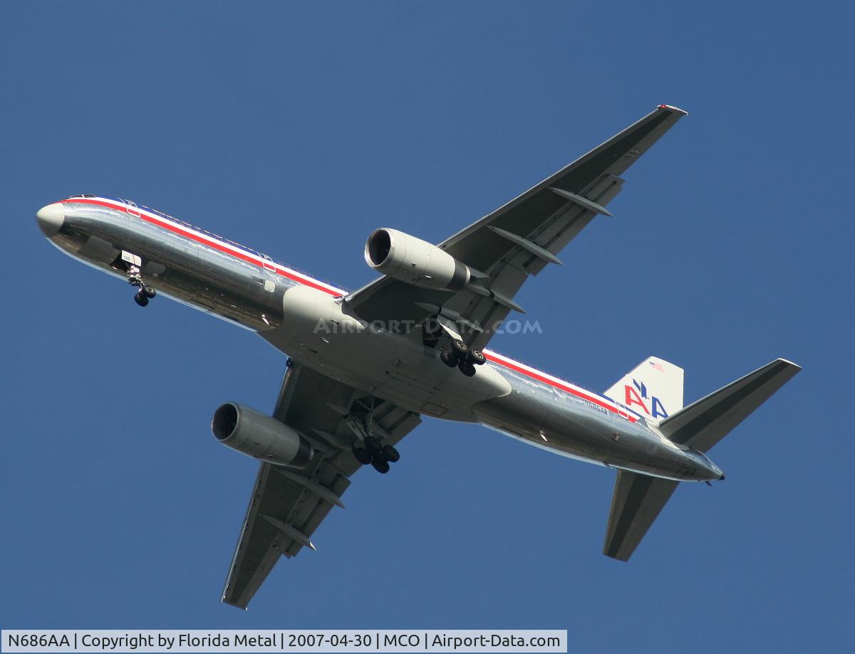 N686AA, 1992 Boeing 757-223 C/N 25343, AA