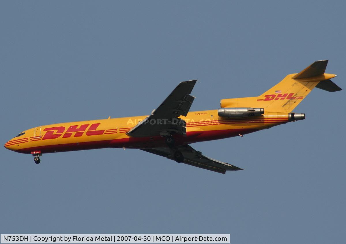 N753DH, 1981 Boeing 727-223 C/N 22468, DHL