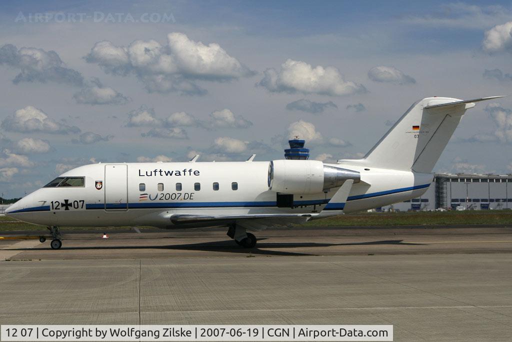 12 07, 1986 Canadair Challenger 601 (CL-600-2A12) C/N 3059, visitor