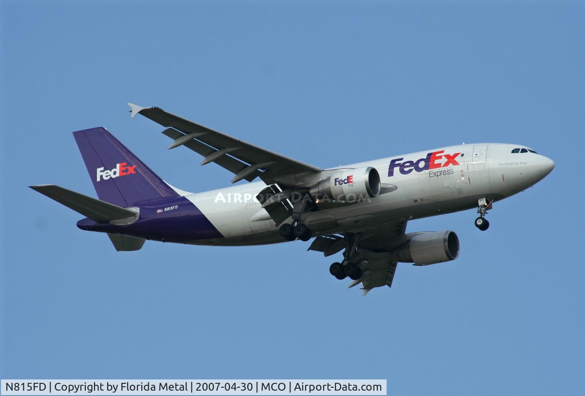 N815FD, 1992 Airbus A310-324 C/N 638, Fed Ex