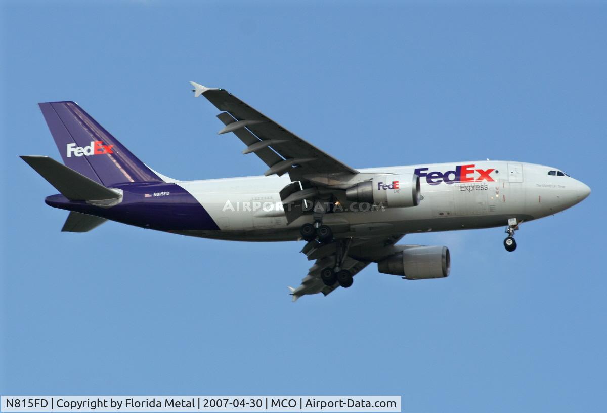 N815FD, 1992 Airbus A310-324 C/N 638, Fed Ex