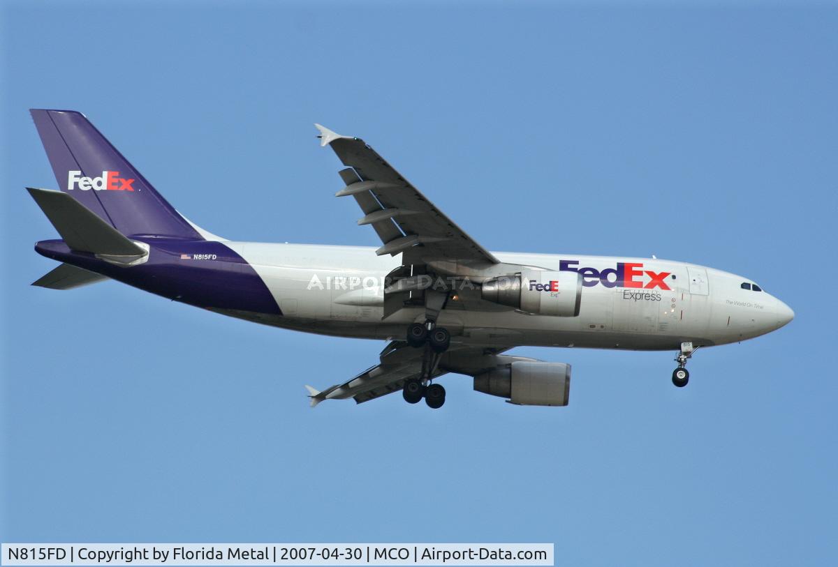 N815FD, 1992 Airbus A310-324 C/N 638, Fed Ex